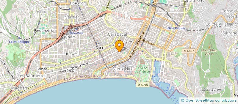 localisation de l'entreprise MONSIEUR LUCAS TALOVIC à NICE