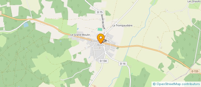 localisation de l'entreprise MONSIEUR LUCAS TAMBOUCHETTY  COUSSAY-LES-BOIS