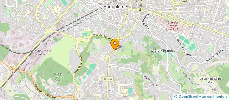 localisation de l'entreprise MONSIEUR LUCAS TERRYN à ANGOULEME