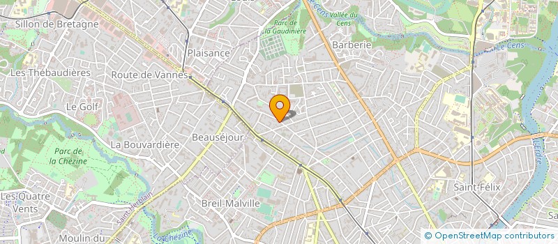 localisation de l'entreprise MONSIEUR LUCAS THEVENOT à NANTES