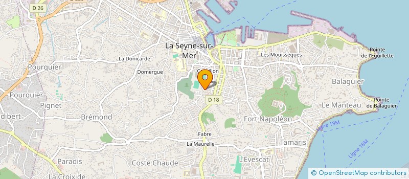 localisation de l'entreprise MONSIEUR LUCAS THOMAS à LA SEYNE-SUR-MER