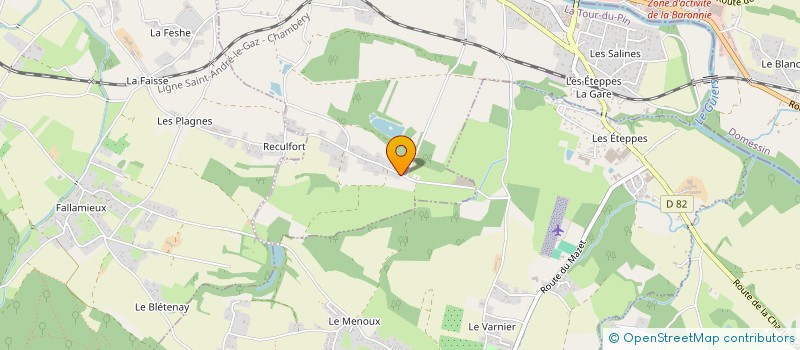 localisation de l'entreprise MONSIEUR LUCAS THOMAS  LE PONT-DE-BEAUVOISIN