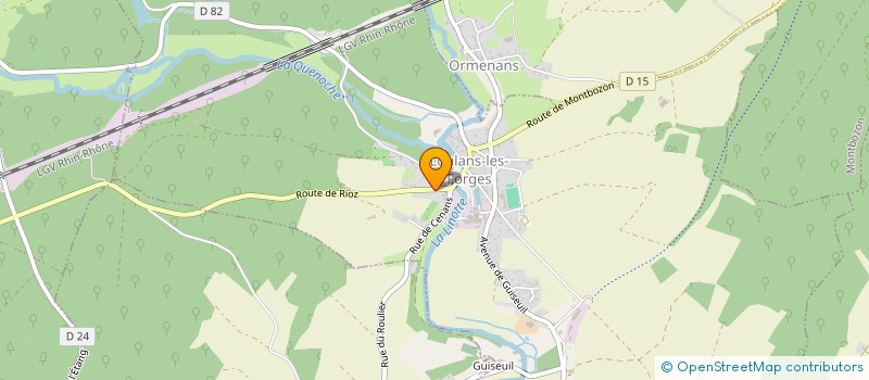 localisation de l'entreprise MONSIEUR LUCAS THOMASSIN  LOULANS-VERCHAMP