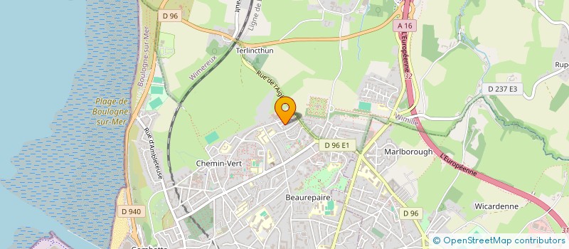 localisation de l'entreprise MONSIEUR LUCAS THUEUX  BOULOGNE-SUR-MER