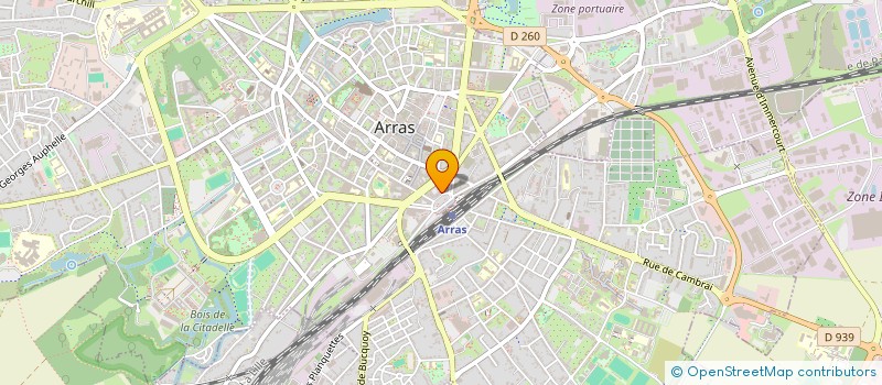 localisation de l'entreprise MONSIEUR LUCAS THUILLIER à ARRAS