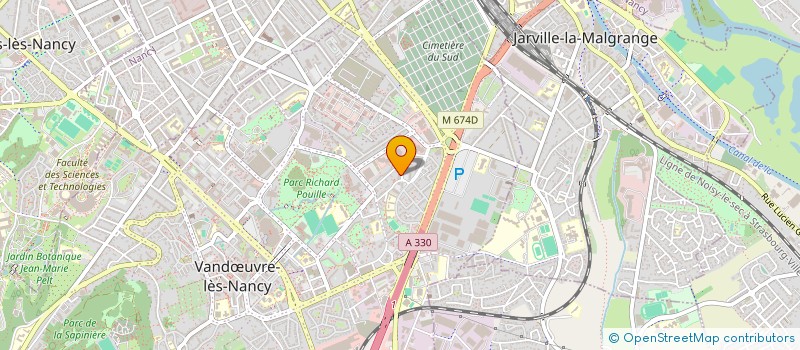 localisation de l'entreprise MONSIEUR LUCAS TOMELLINI  VANDUVRE-LES-NANCY