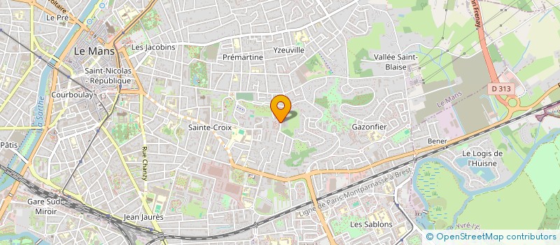 localisation de l'entreprise MONSIEUR LUCAS TOULLIOU  LE MANS