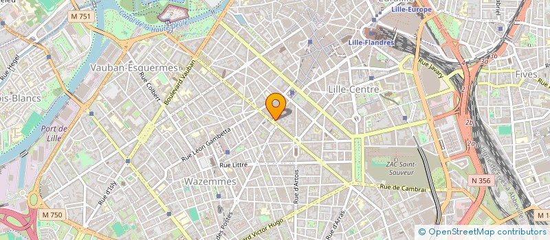 localisation de l'entreprise MONSIEUR LUCAS TOUZET à LILLE