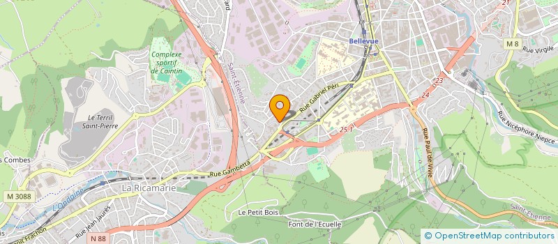 localisation de l'entreprise MONSIEUR LUCAS TRAPANI  SAINT-ETIENNE