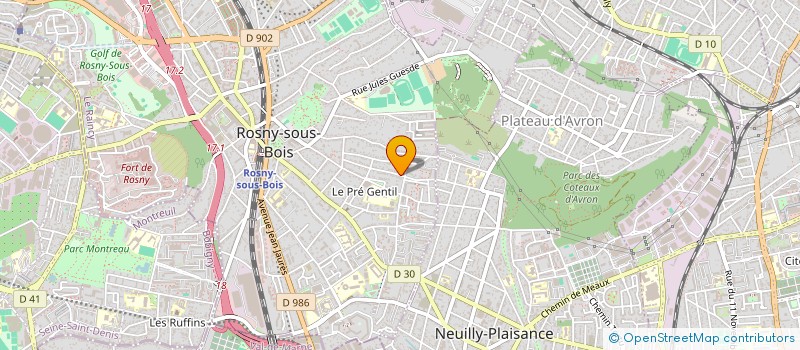 localisation de l'entreprise MONSIEUR LUCAS TURLURE à ROSNY-SOUS-BOIS