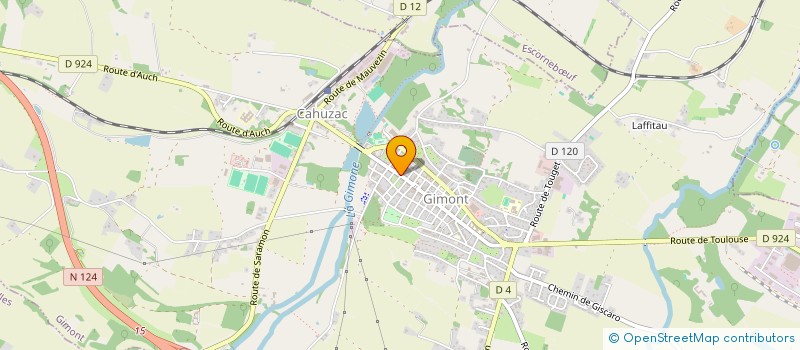 localisation de l'entreprise MONSIEUR LUCAS TURPIN  GIMONT