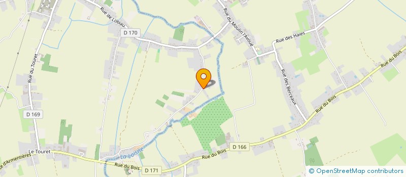 localisation de l'entreprise MONSIEUR LUCAS TURQUET à LA COUTURE