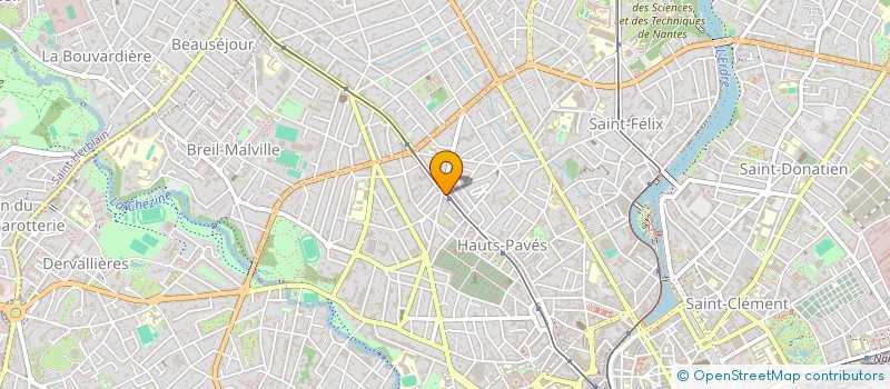 localisation de l'entreprise MONSIEUR LUCAS VAILLANT à NANTES