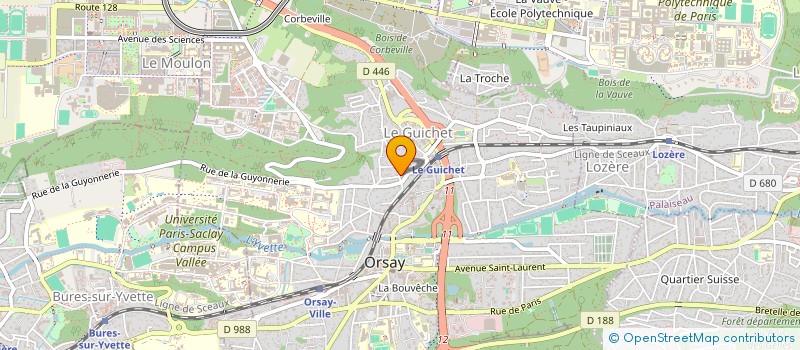 localisation de l'entreprise MONSIEUR LUCAS VALEMBERG à ORSAY