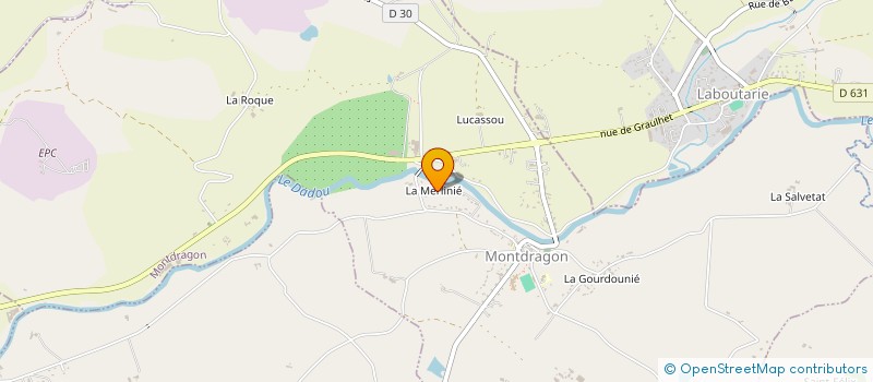 localisation de l'entreprise MONSIEUR LUCAS VALETTE  MONTDRAGON