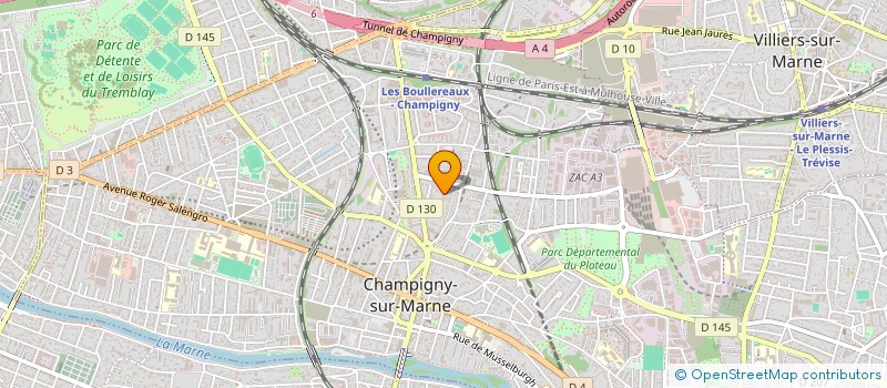 localisation de l'entreprise MONSIEUR LUCAS VALLAT à CHAMPIGNY-SUR-MARNE