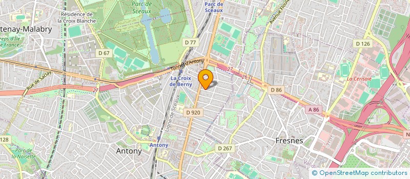 localisation de l'entreprise MONSIEUR LUCAS VAN ENDERT  ANTONY