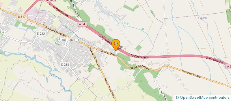 localisation de l'entreprise MONSIEUR LUCAS VANDENDRIESSCHE  SOUMOULOU