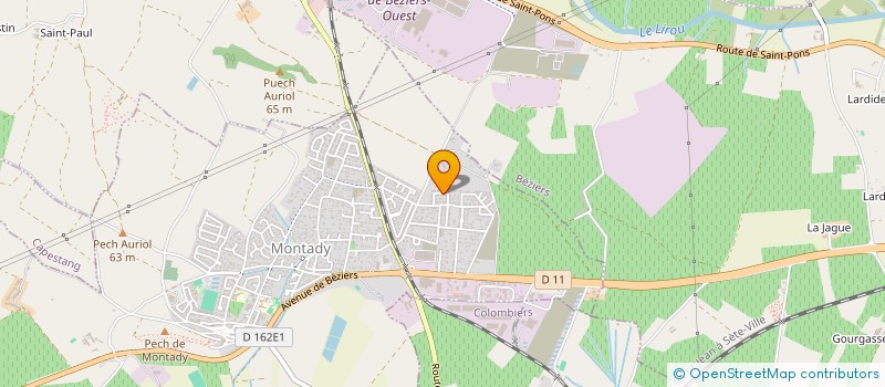 localisation de l'entreprise MONSIEUR LUCAS VANDERSPELDEN  MONTADY