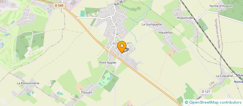 localisation de l'entreprise MONSIEUR LUCAS VANPEENE  CAPPELLE-EN-PEVELE