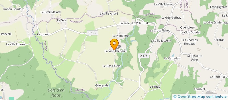 localisation de l'entreprise MONSIEUR LUCAS VANTHUYNE à MENEAC