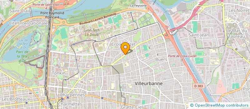 localisation de l'entreprise MONSIEUR LUCAS VATA  VILLEURBANNE