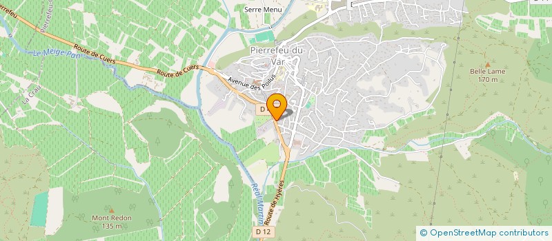 localisation de l'entreprise MONSIEUR LUCAS VAUTHIER  PIERREFEU-DU-VAR