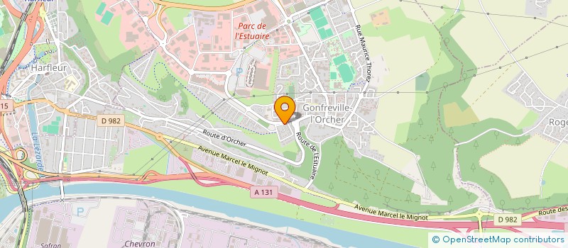 localisation de l'entreprise MONSIEUR LUCAS VAVASSEUR  GONFREVILLE-L'ORCHER