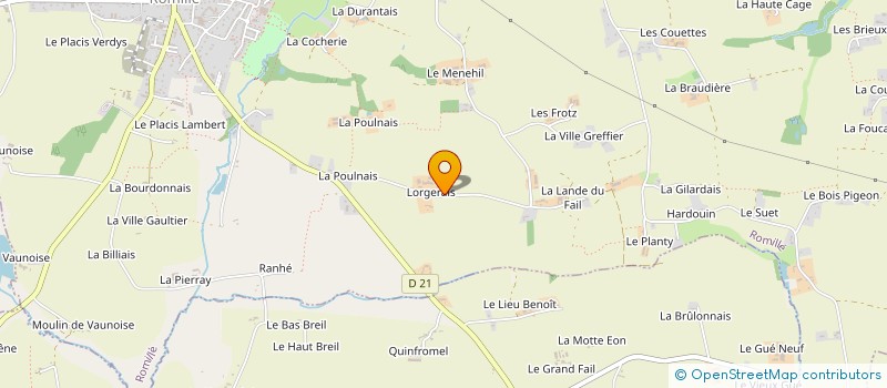 localisation de l'entreprise MONSIEUR LUCAS VEILLON à ROMILLE