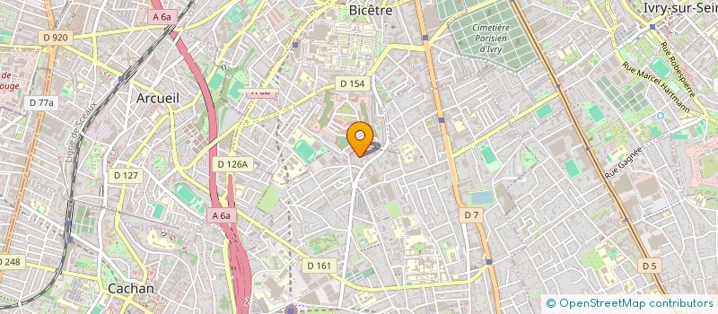 localisation de l'entreprise MONSIEUR LUCAS VERGNE  VILLEJUIF