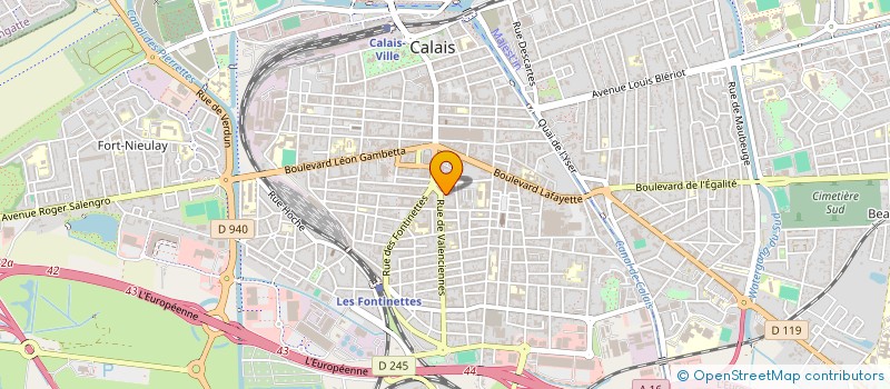 localisation de l'entreprise MONSIEUR LUCAS VERON à CALAIS