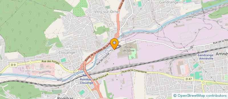 localisation de l'entreprise MONSIEUR LUCAS VERSANTI  ROMBAS