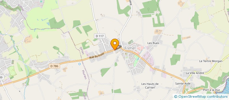 localisation de l'entreprise MONSIEUR LUCAS VETEL  FREHEL