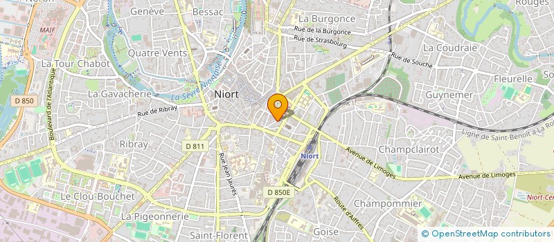 localisation de l'entreprise MONSIEUR LUCAS VIAU à NIORT
