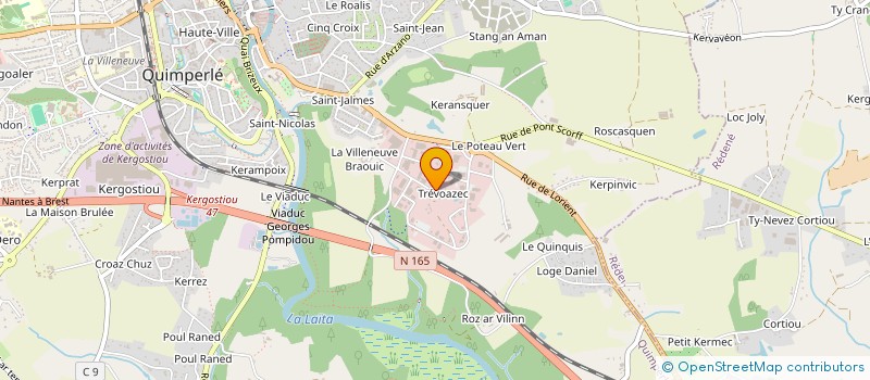 localisation de l'entreprise MONSIEUR LUCAS VICTOR-PUJEBET  GUIPAVAS