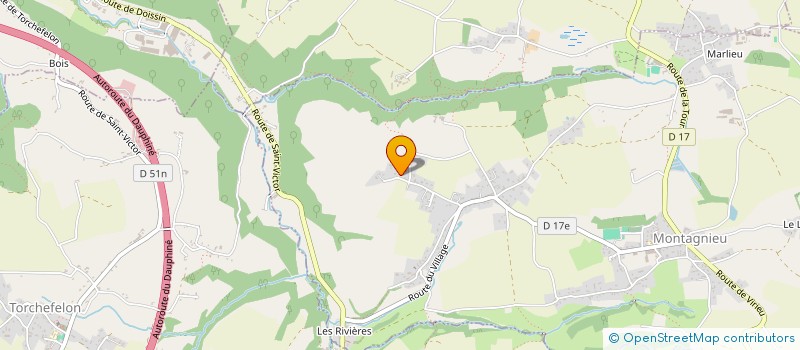 localisation de l'entreprise MONSIEUR LUCAS VIDAL  MONTAGNIEU