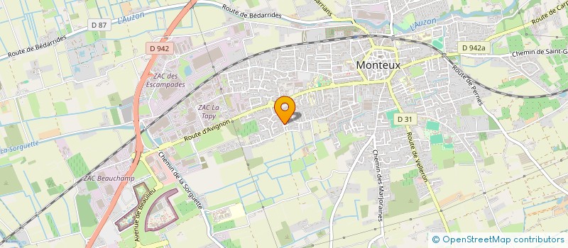 localisation de l'entreprise MONSIEUR LUCAS VIDAL  MONTEUX