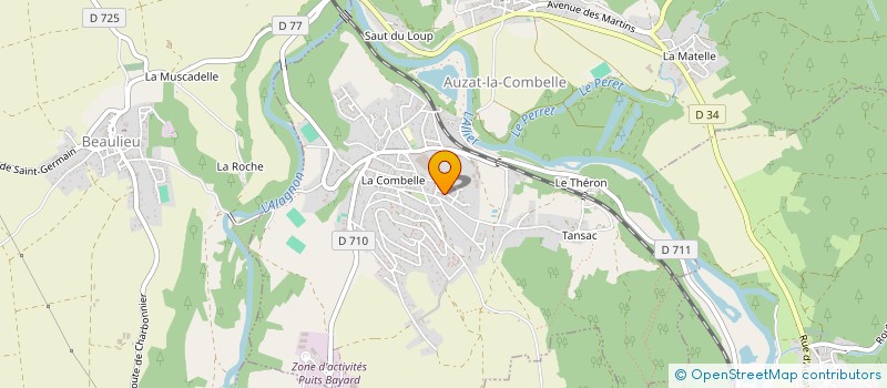 localisation de l'entreprise MONSIEUR LUCAS VIGANOTTI  AUZAT-LA-COMBELLE