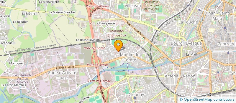 localisation de l'entreprise MONSIEUR LUCAS VIGEY  RENNES