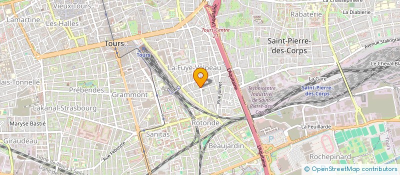 localisation de l'entreprise MONSIEUR LUCAS VIGNERON  TOURS