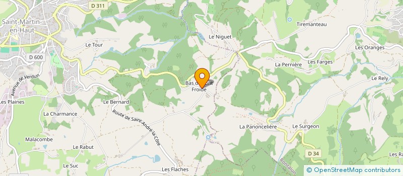 localisation de l'entreprise MONSIEUR LUCAS VILLE  SAINT-MARTIN-EN-HAUT