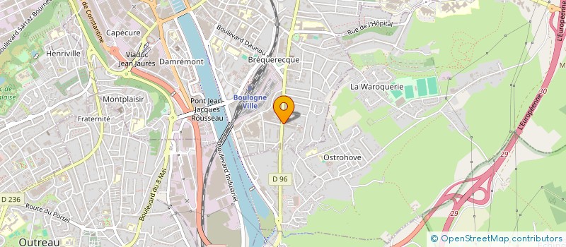 localisation de l'entreprise MONSIEUR LUCAS VINCENT à BOULOGNE-SUR-MER