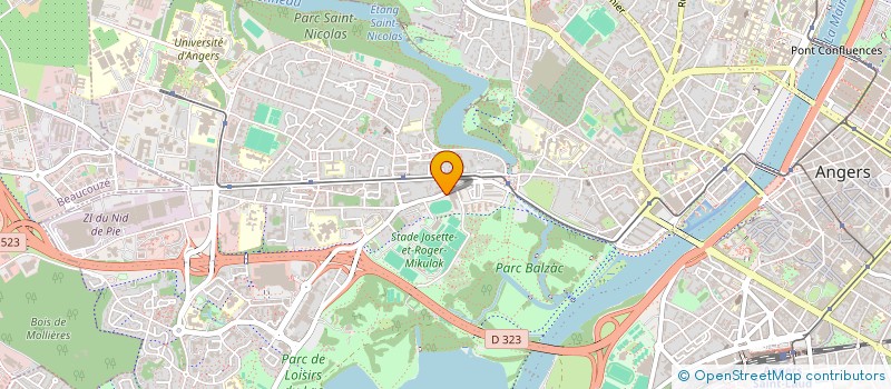 localisation de l'entreprise MONSIEUR LUCAS VINCENT ANGELI à ANGERS