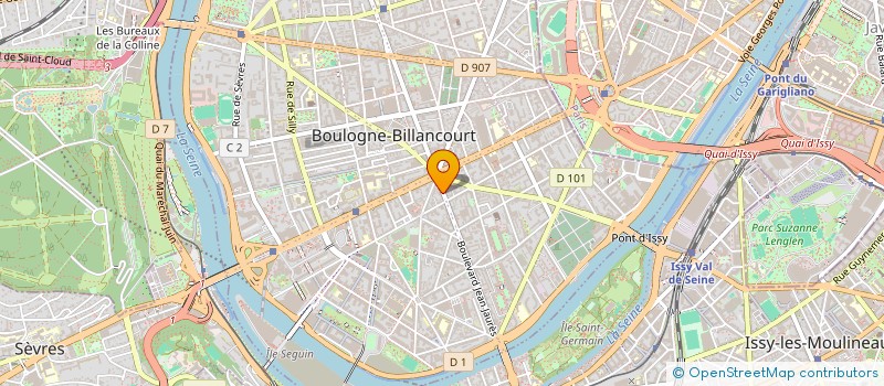 localisation de l'entreprise MONSIEUR LUCAS VINUESA à BOULOGNE-BILLANCOURT