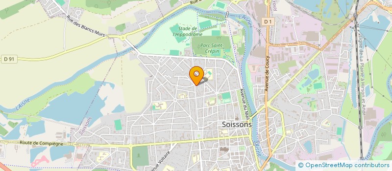 localisation de l'entreprise MONSIEUR LUCAS VITAL à SOISSONS