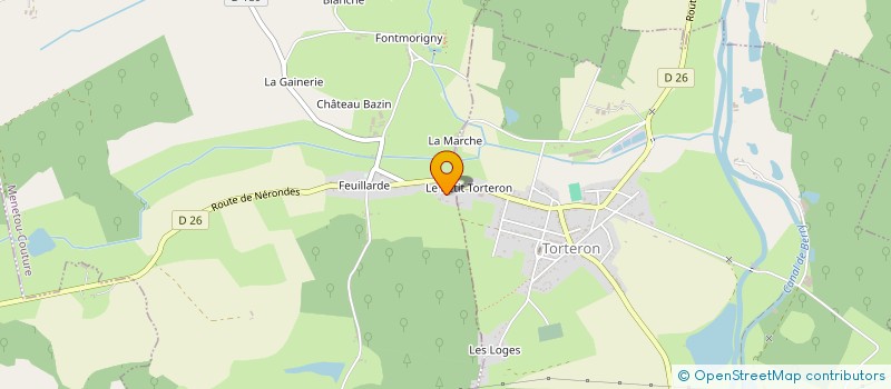 localisation de l'entreprise MONSIEUR LUCAS VOISIN  MENETOU-COUTURE