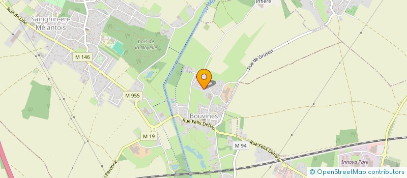 localisation de l'entreprise MONSIEUR LUCAS WATTEAUX  BOUVINES