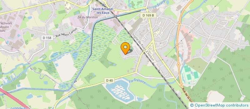 localisation de l'entreprise MONSIEUR LUCAS WAVRIN  SAINT-AMAND-LES-EAUX