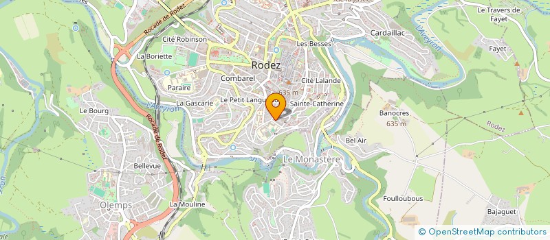 localisation de l'entreprise MONSIEUR LUCAS WEILL DIT MOREY à RODEZ