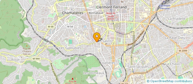 localisation de l'entreprise MONSIEUR LUCAS ZBOROWSKI  CLERMONT-FERRAND